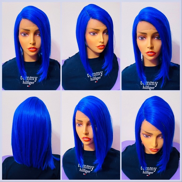 Lace Wig Neon/Blue🦋 - Picture 2 of 2